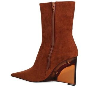 Rust Acrylic Heel boots